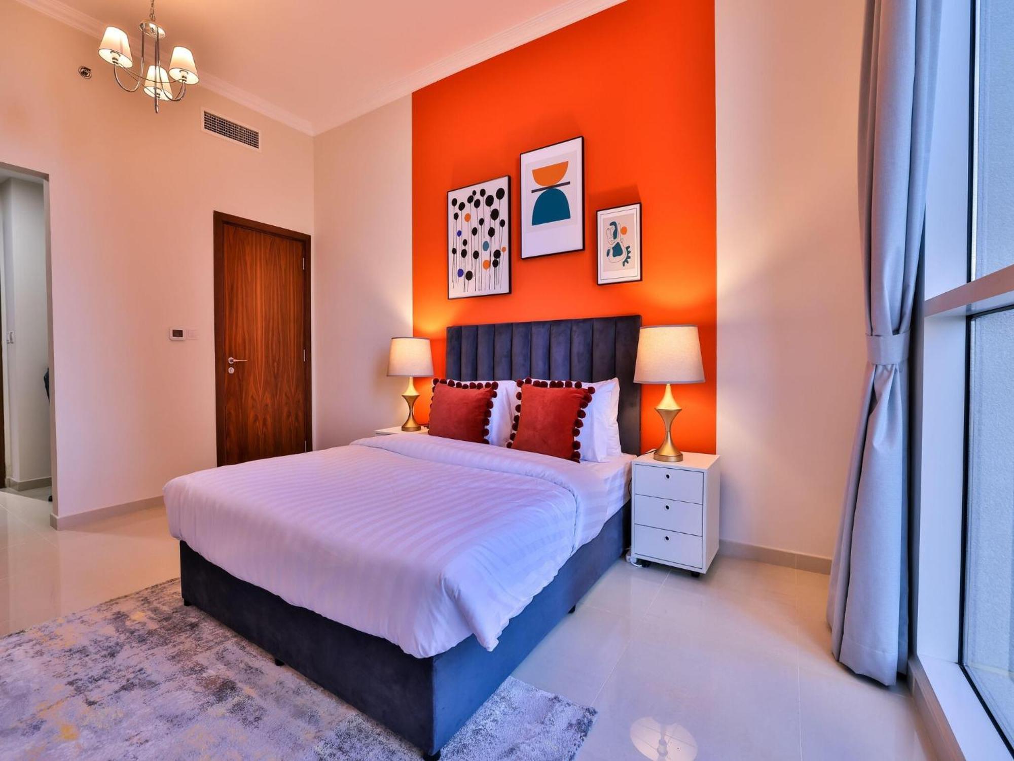 Luxe Apartments Near Dubai Mall Burj Khalifa Pool Gym Parking Exterior foto