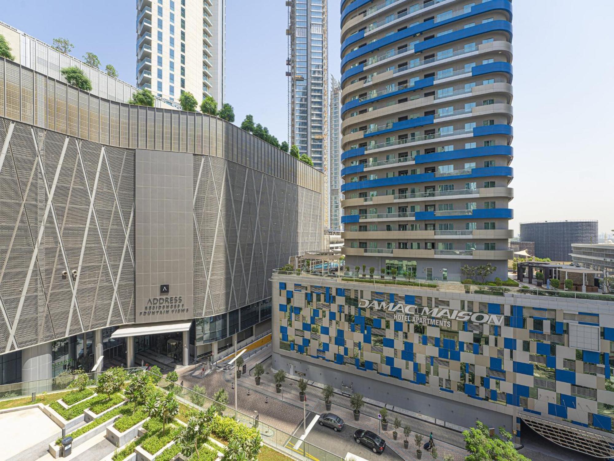 Luxe Apartments Near Dubai Mall Burj Khalifa Pool Gym Parking Exterior foto